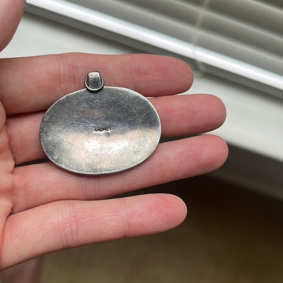 Monet charm for a necklace heavy silver - Picture 2 of 2